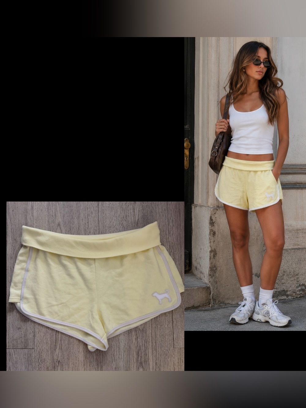 Butter Yellow Y2k Shorts
